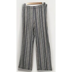 Women's Susan Graver Pull On Liquid Stretch Pants Med Polyester Blend EC Pockets